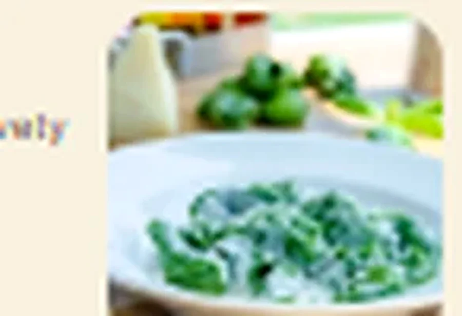 Tortellini filled with goat cheese in a velvety Alfredo sauce